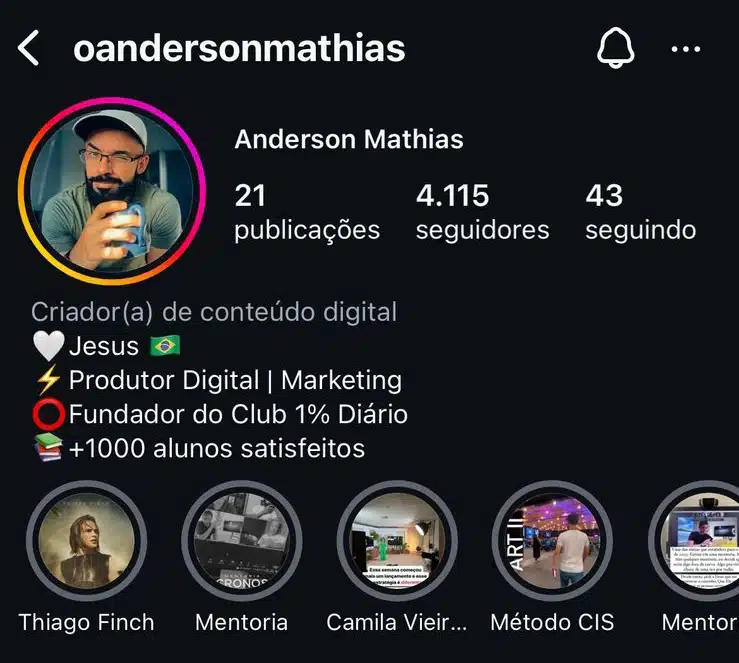 novo avatar ig